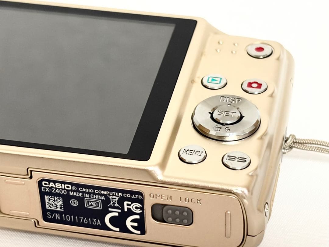 【極美品・完動品】CASIO EXILIM EX-Z400 ゴールド　動作確認済