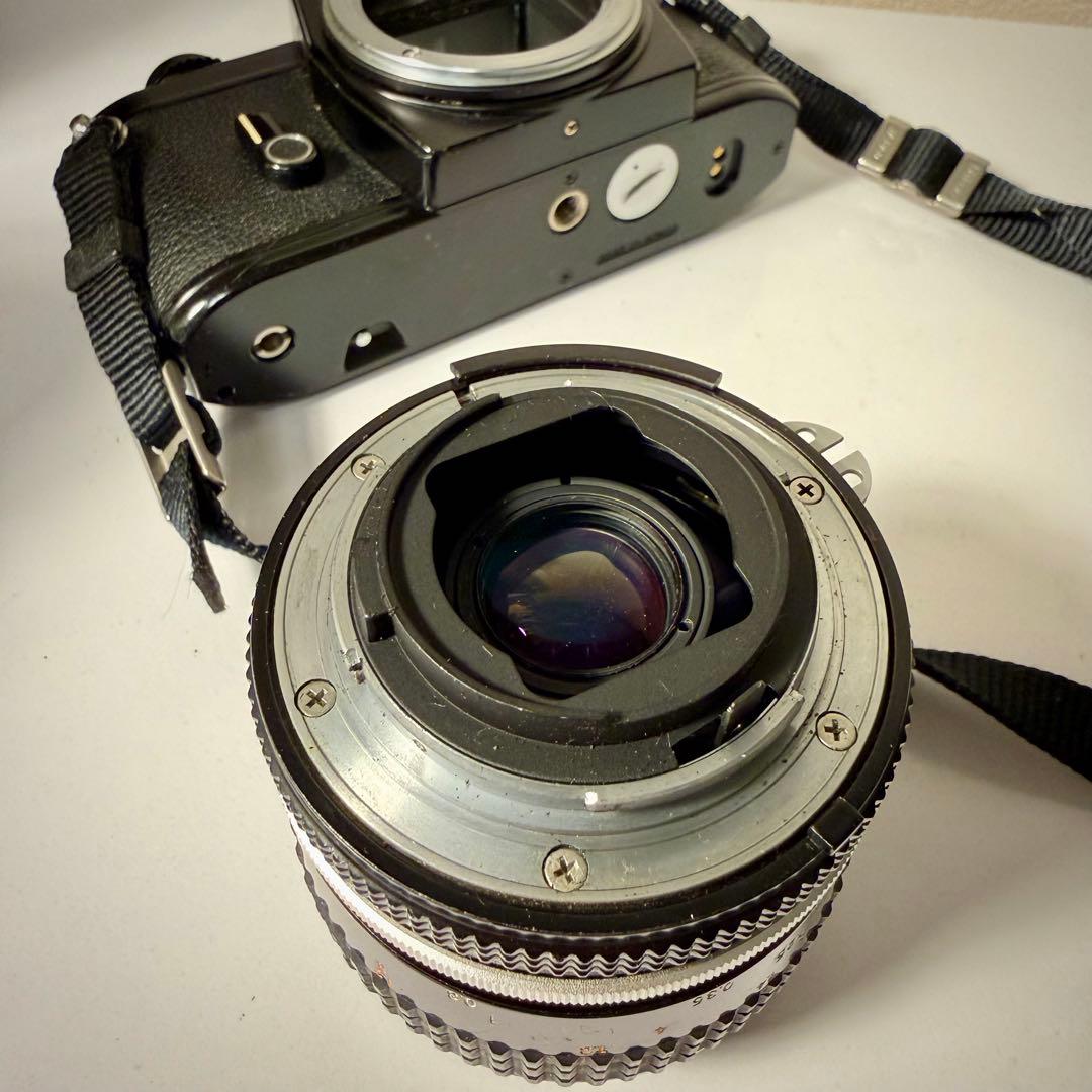 ニコン Nikon EM + マクロレンズ55mm F3.5