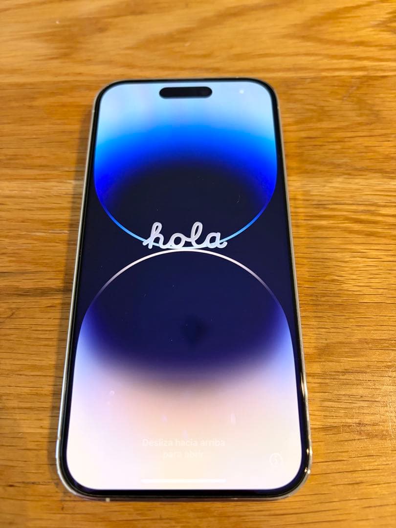 美品 iPhone14pro 128GB シルバー 箱あり 充電ケーブルあり