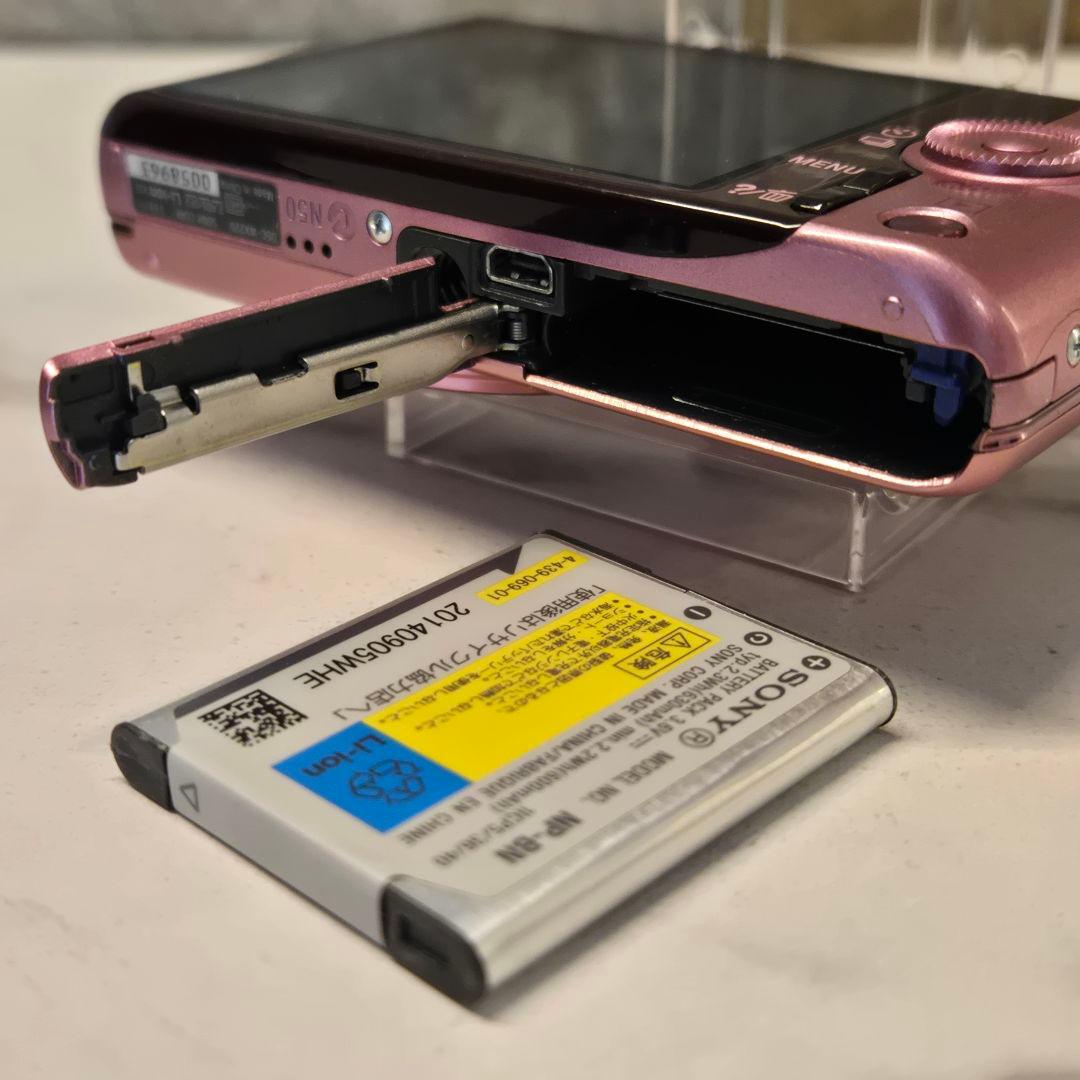 SONY Cyber-shot ピンク DSC-WX220　デジカメ　コンデジ