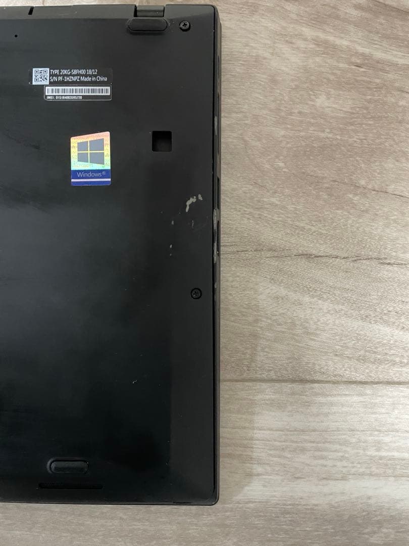 【ジャンク】起動不可 Lenovo thinkpad x1carbon Gen6