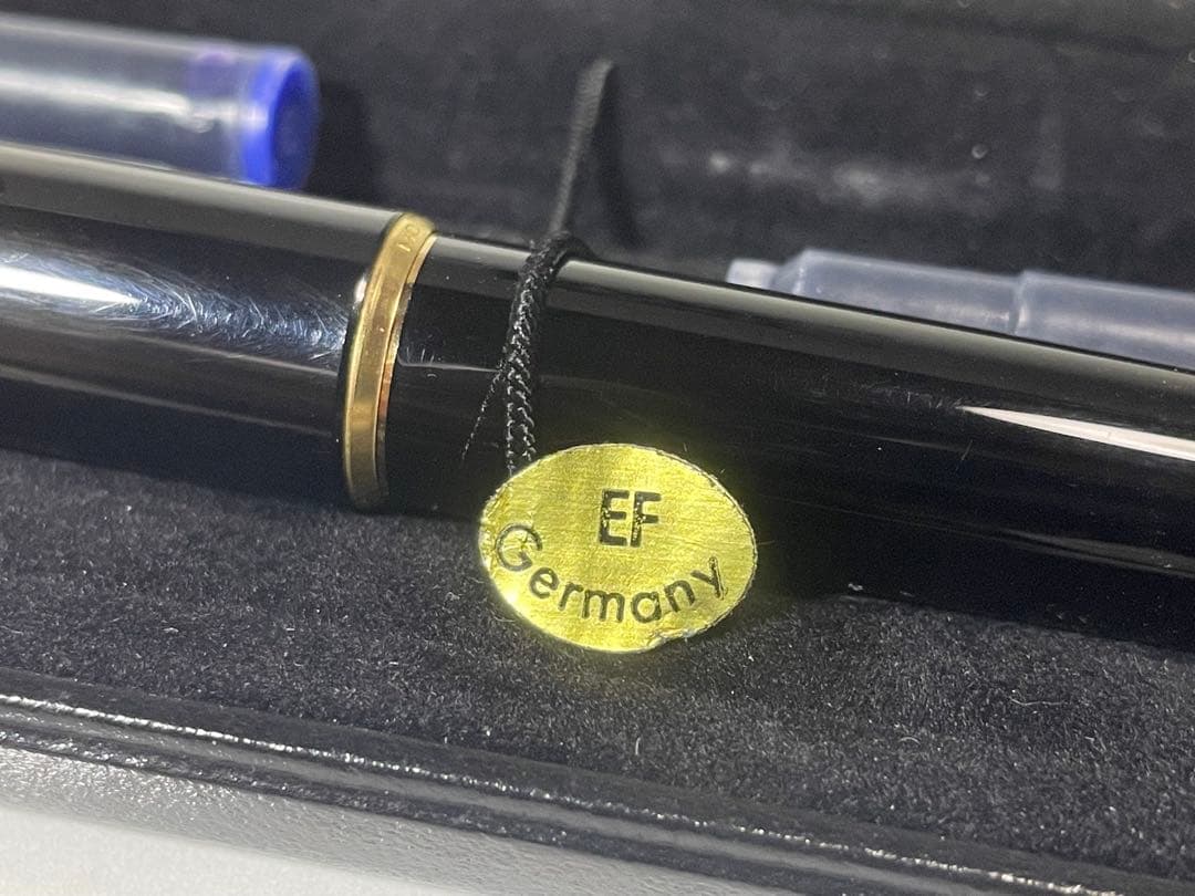 極美品◆モンブラン320 万年筆 14K EF 試筆のみ 化粧箱＆カートリッジ付