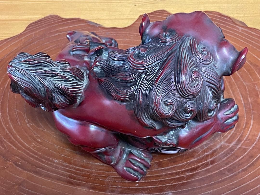 琉球シーサー魔除け 縁起物 寿山石 じゅうざんせき