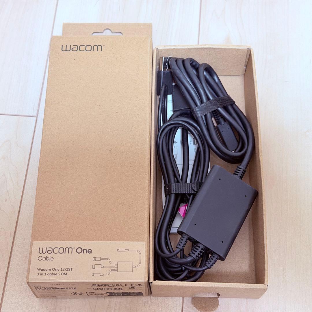 Wacom One12/13T用 3 in 1ケーブル