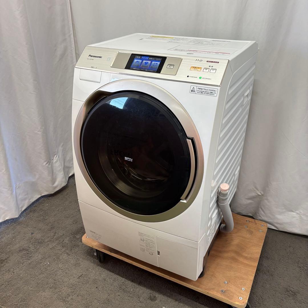 172⭕️ドラム式洗濯機　パナソニック　11キロ　乾燥　右開　設置無料　安い