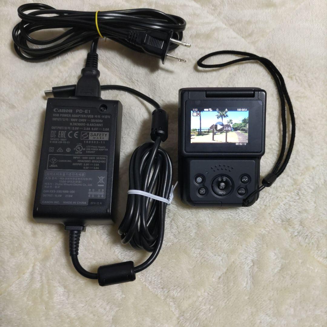 Canon powerShotv10とPD-E1アダプターセット