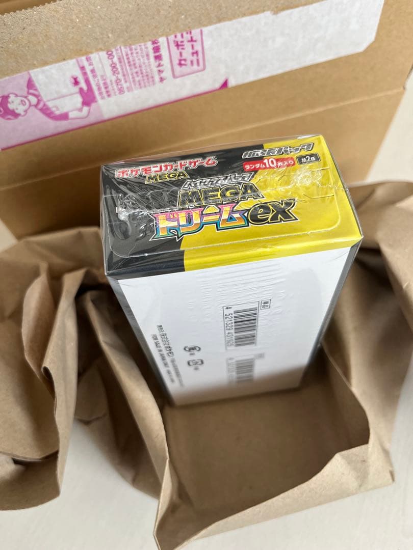 ポケモンカードゲーム メガドリームex シュリンク付き　箱、軽い折れあり