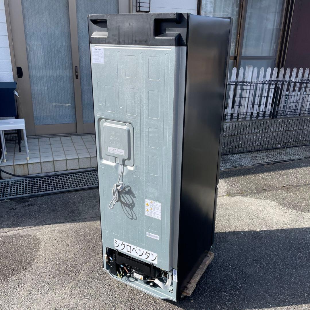 Hisense2020年製282L冷蔵庫 ガラスブラウン 美品 送料/設置無料