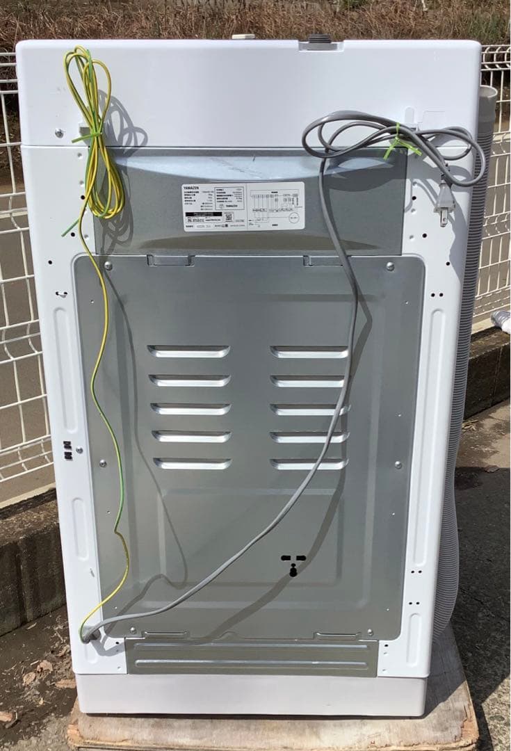 山善 全自動洗濯機 YWM-60(W) 6kg 2024年製
