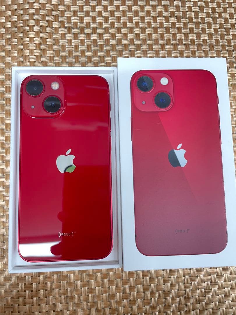 iPhone 13 mini 256GBレッドSIMフリー【7565】