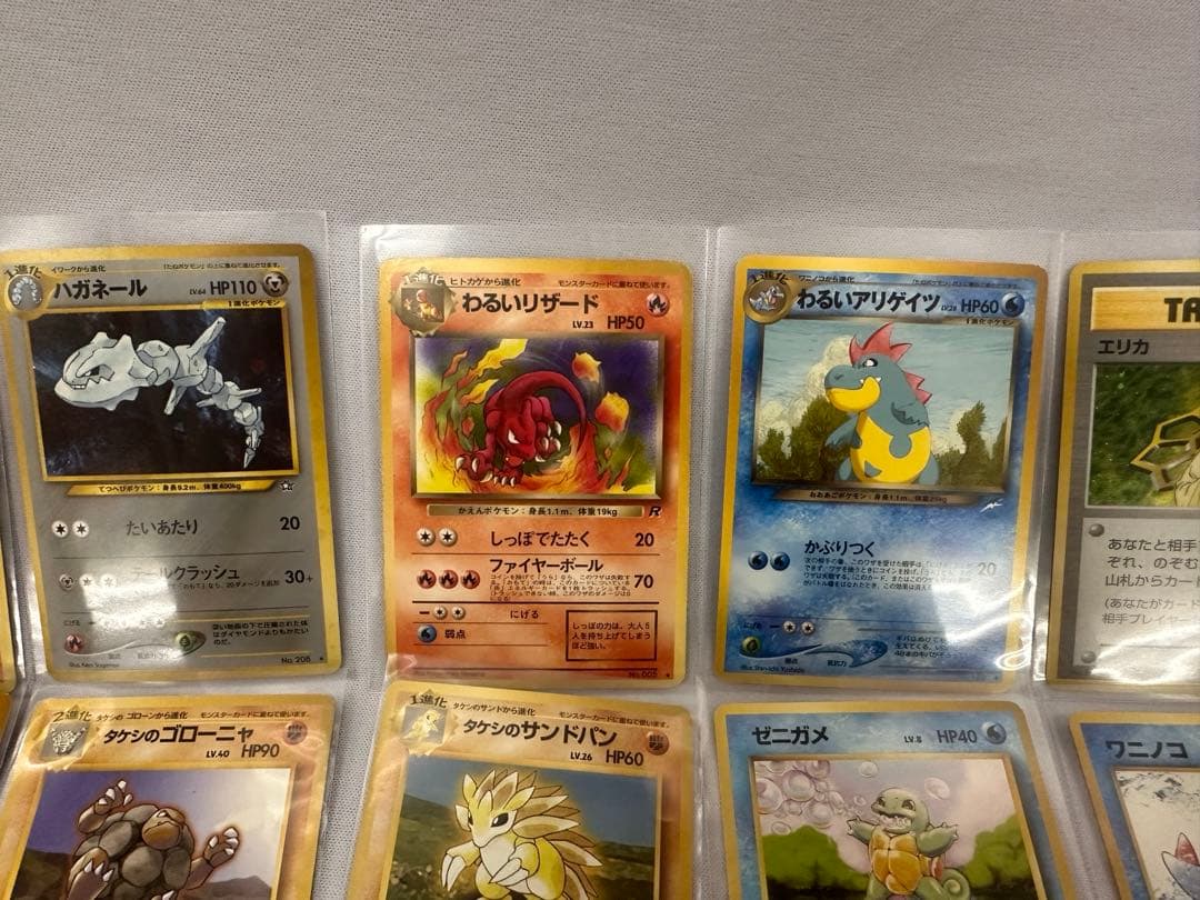 【旧裏ポケモンカード42枚セット】御三家・ジムリーダー・キラ有 タケシ/カスミ