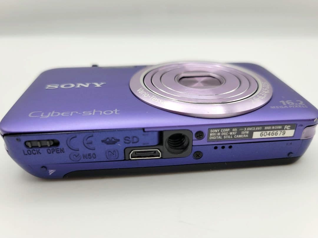 SONY Cyber-shot DSC-WX7 16.2メガピクセル パープル