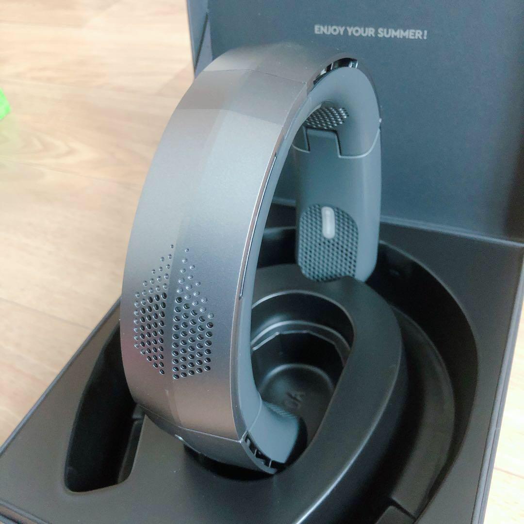 ☘️首掛け扇風機 DesertWest ネッククーラー 4つのターボファン