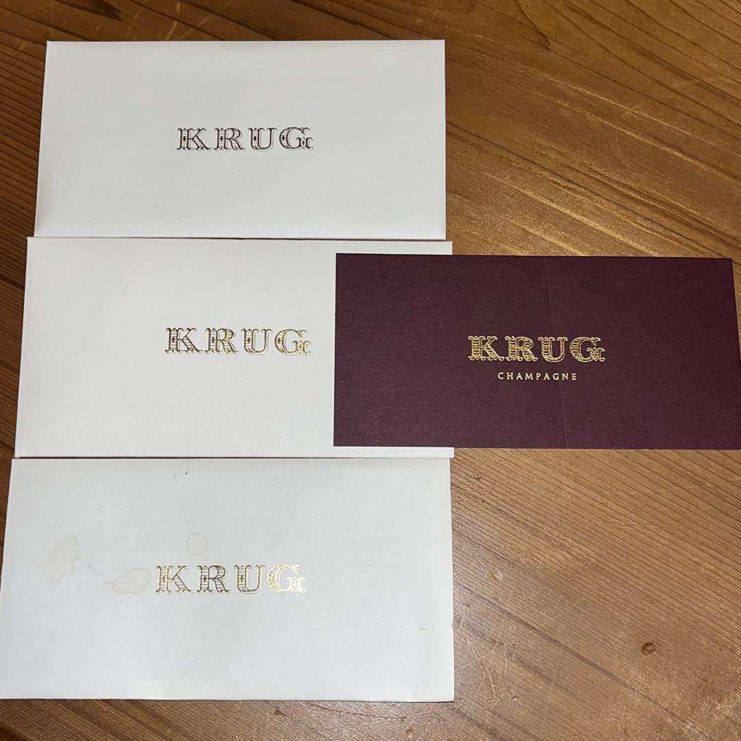高級シャンパン！KRUGの木箱×5＋空瓶×2❕