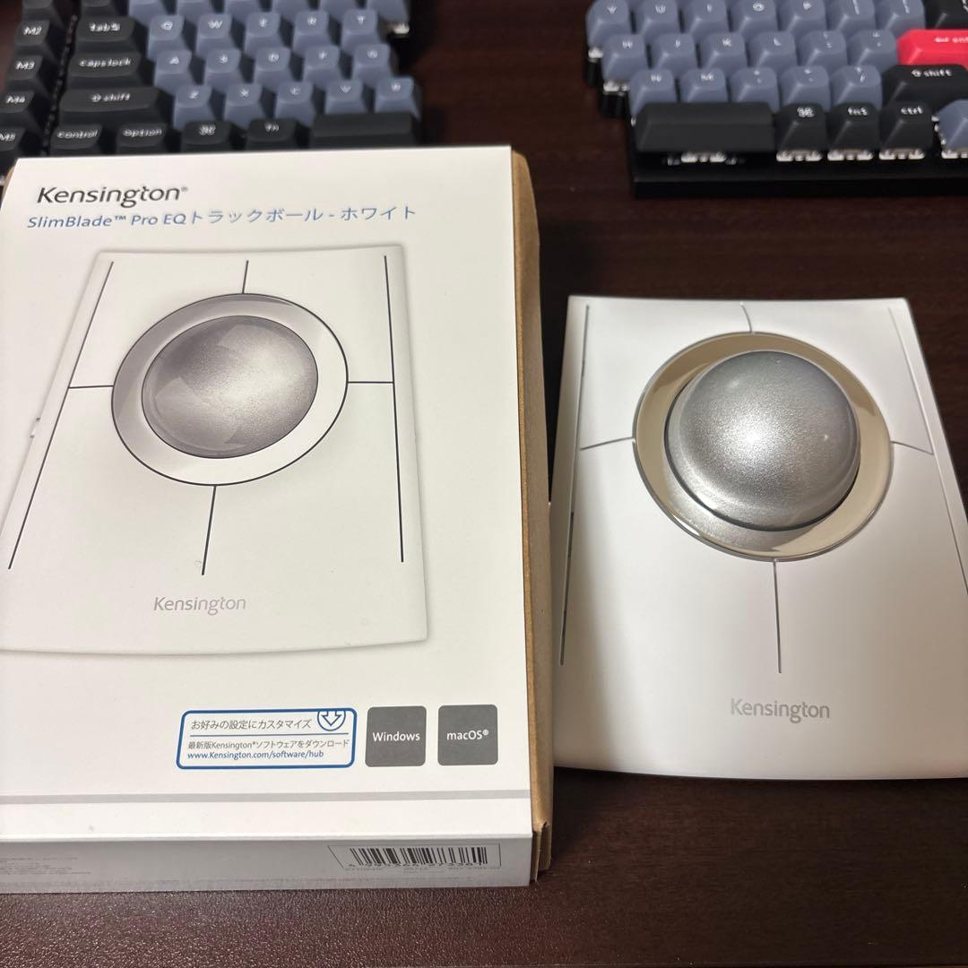 Kensington SlimBlade Pro EQトラックボール ホワイト