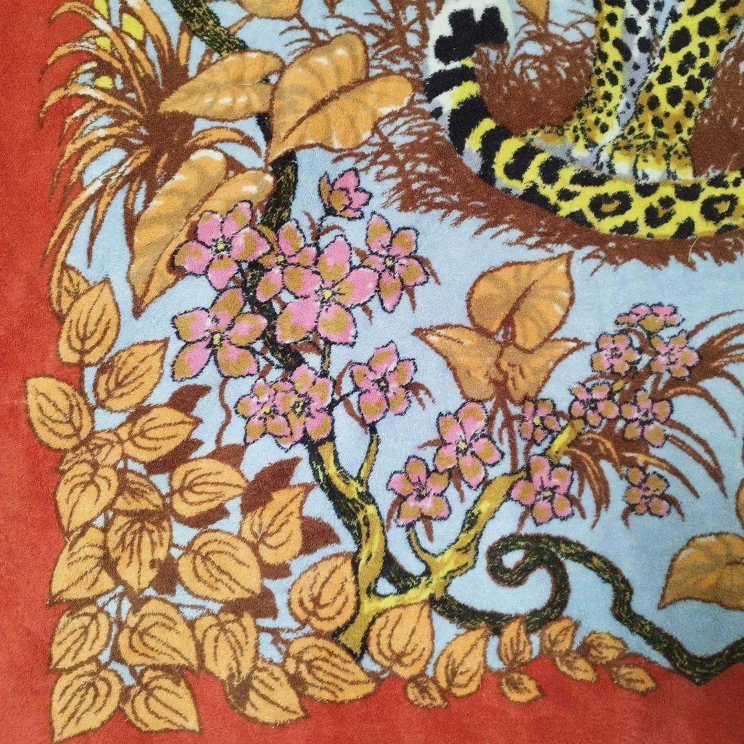 【希少】エルメス HERMES 『ジャングルラブ』　超大判　ビーチタオル