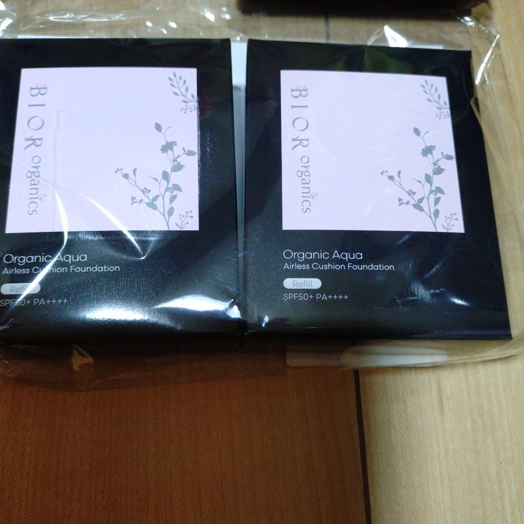bior Organic Aqua クッションファンデ3個&マルチカラー&口紅