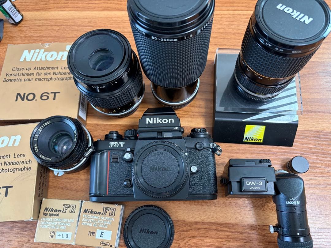 Nikon F3T 本体他 （※105mmレンズは付属しません）