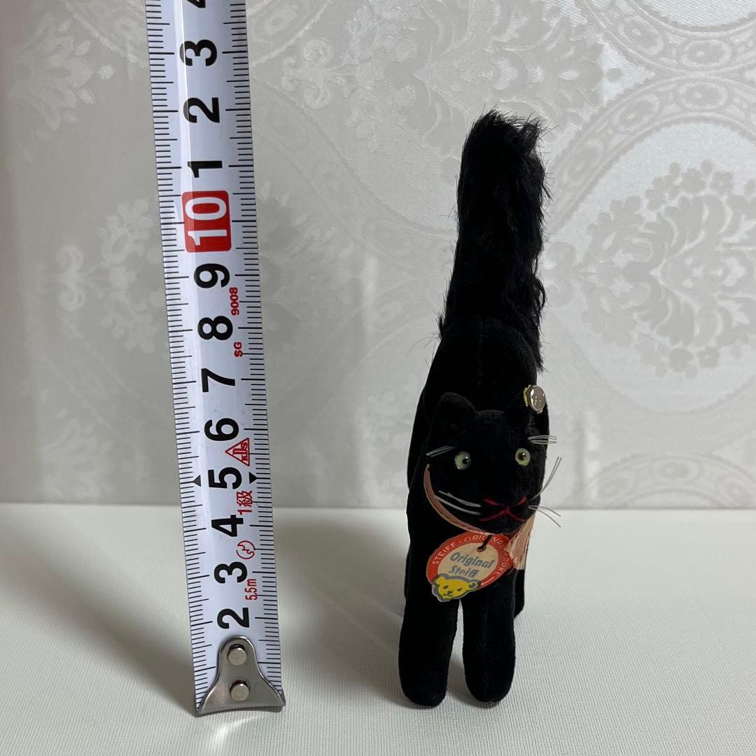 【希少】Steiff シュタイフ　ヴィンテージ　レトロ　トムキャット　ベルベット