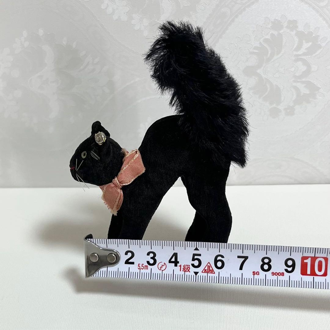 【希少】Steiff シュタイフ　ヴィンテージ　レトロ　トムキャット　ベルベット