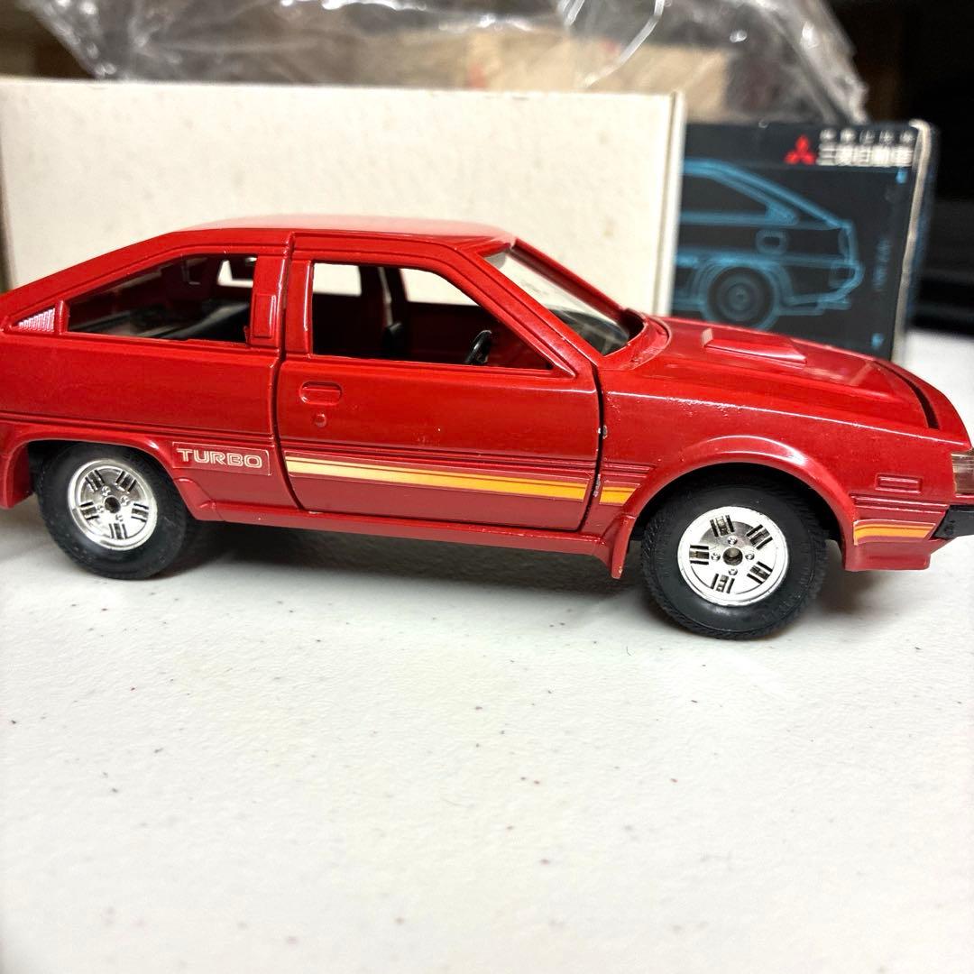 三菱 自動車 CORDIA‐XG コルディア ミニ カー レトロ クーペ 箱付き
