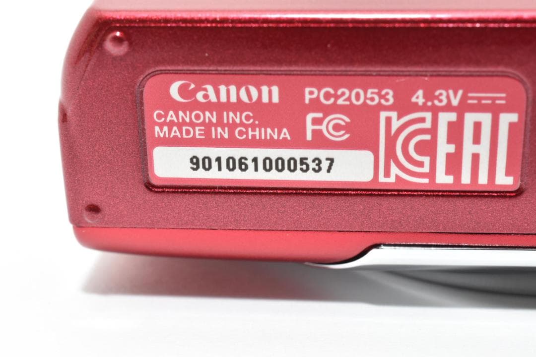 超美品 Canon IXY 130 コンパクトデジタルカメラ レッド キヤノン