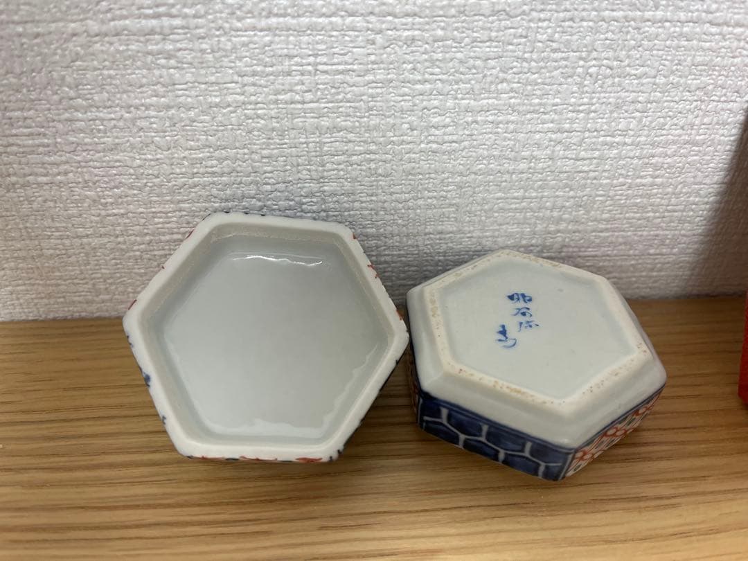 六角香合 干支香合 酉 とりの親子 高野昭阿弥
