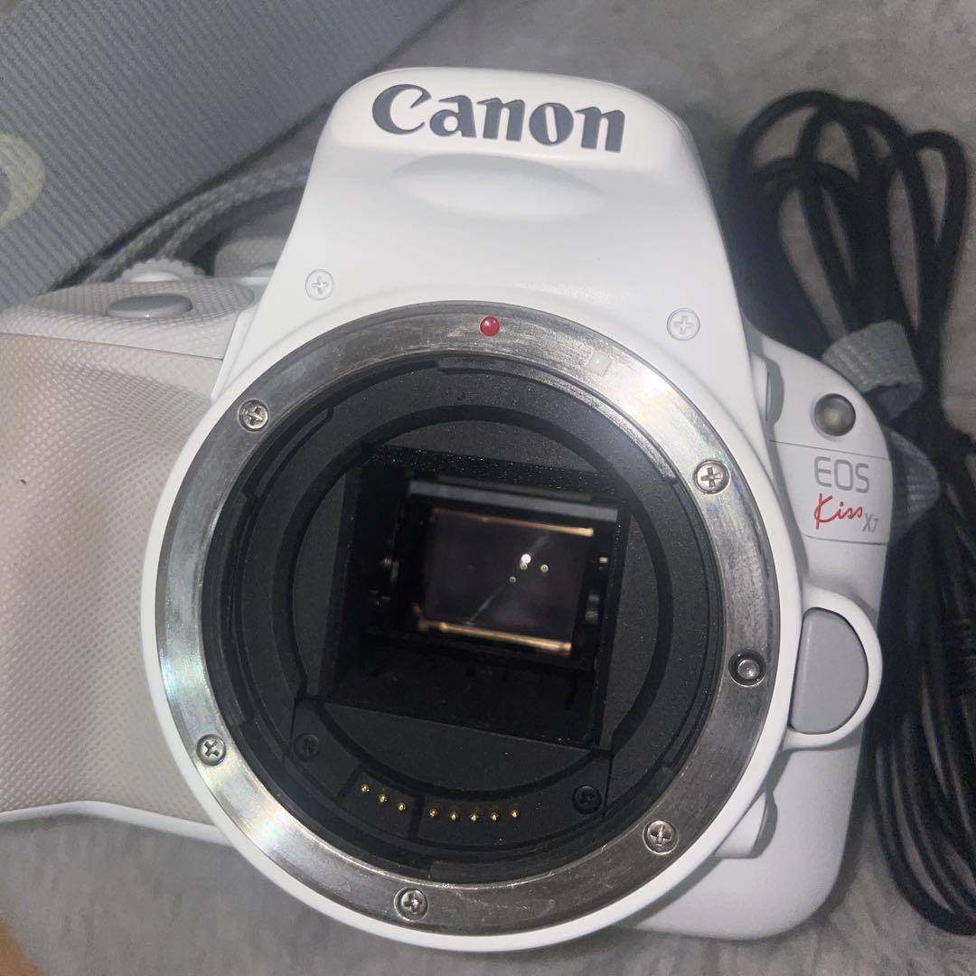 ★希少ホワイト★Canon EOS Kiss X7 レンズ2本セット