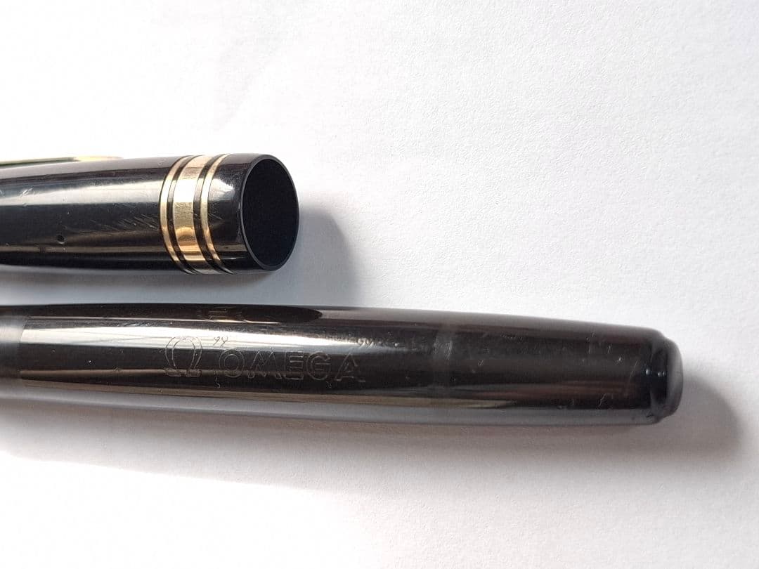 50年代　PILOT　レバーフィラー式万年筆　warranted　ワランテッド