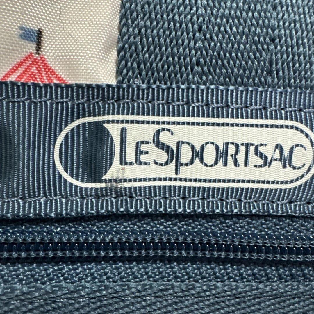 LeSportsac レスポ　ボストンバッグ 2way ポーチ付き 鍵付き