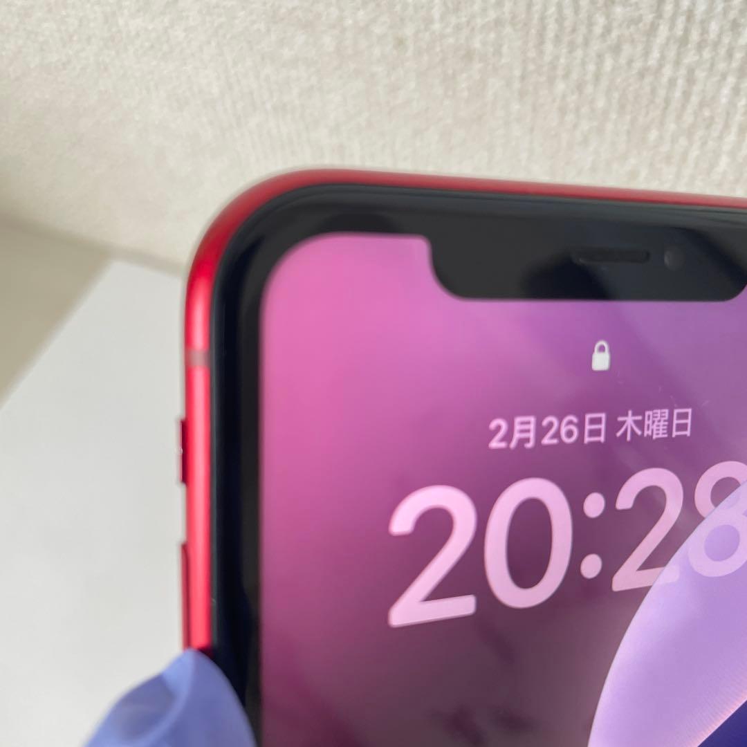 Apple iPhone XR 赤 128GB SIMフリー Face ID不可