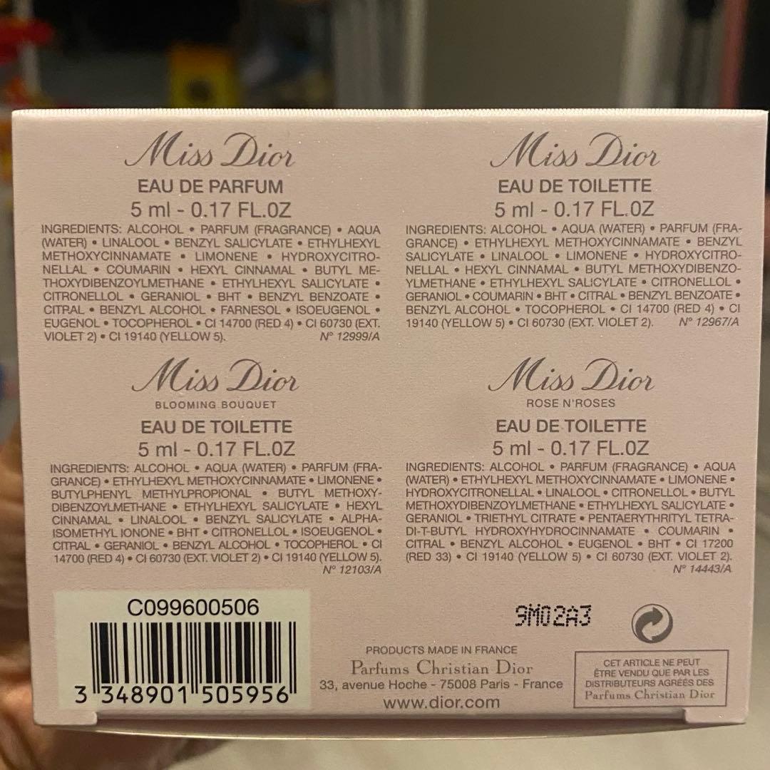 Miss Dior LA COLLECTION ミニチュアコフレセット