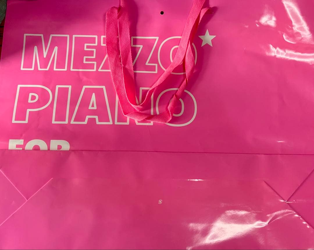 MEZZO PIANO 当時のショッパー紙袋