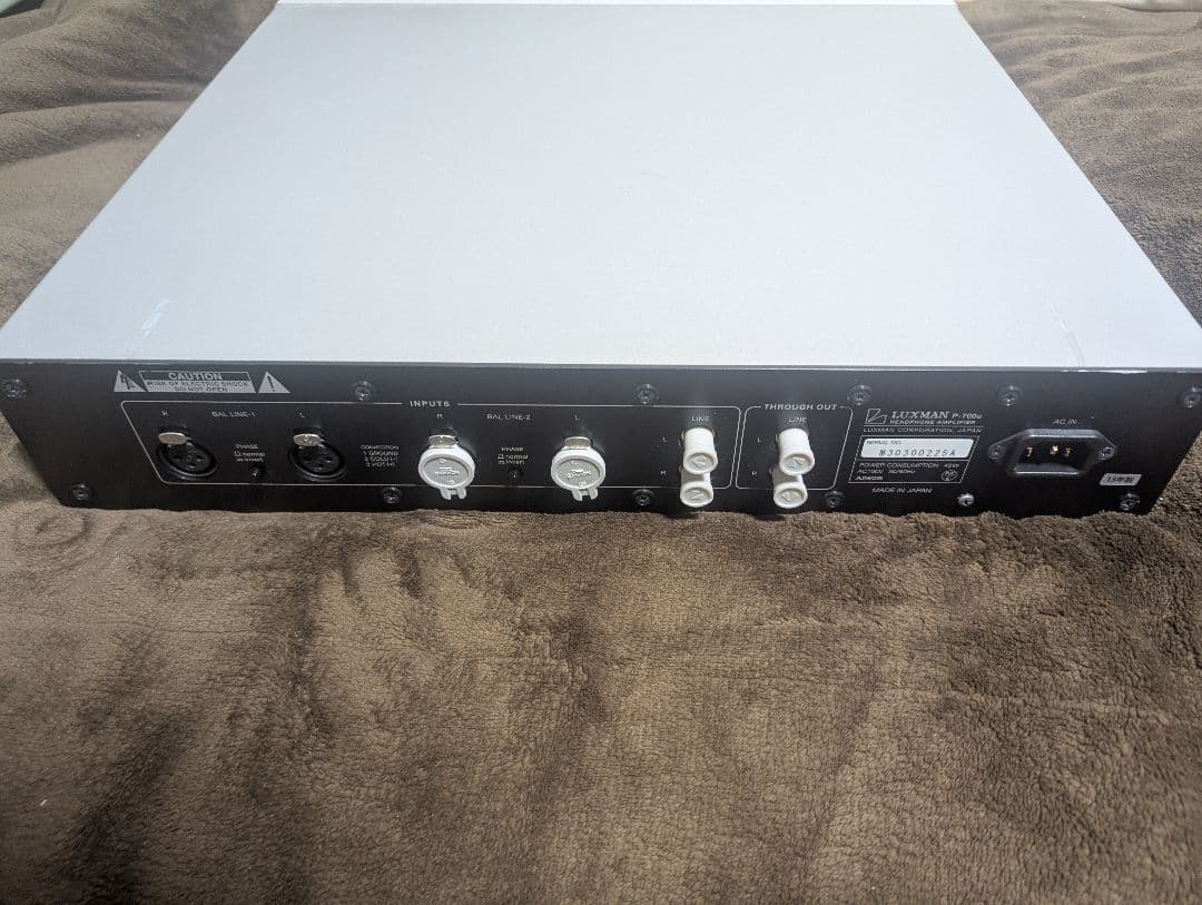 LUXMAN P-700u+電源ケーブルJPA-15000