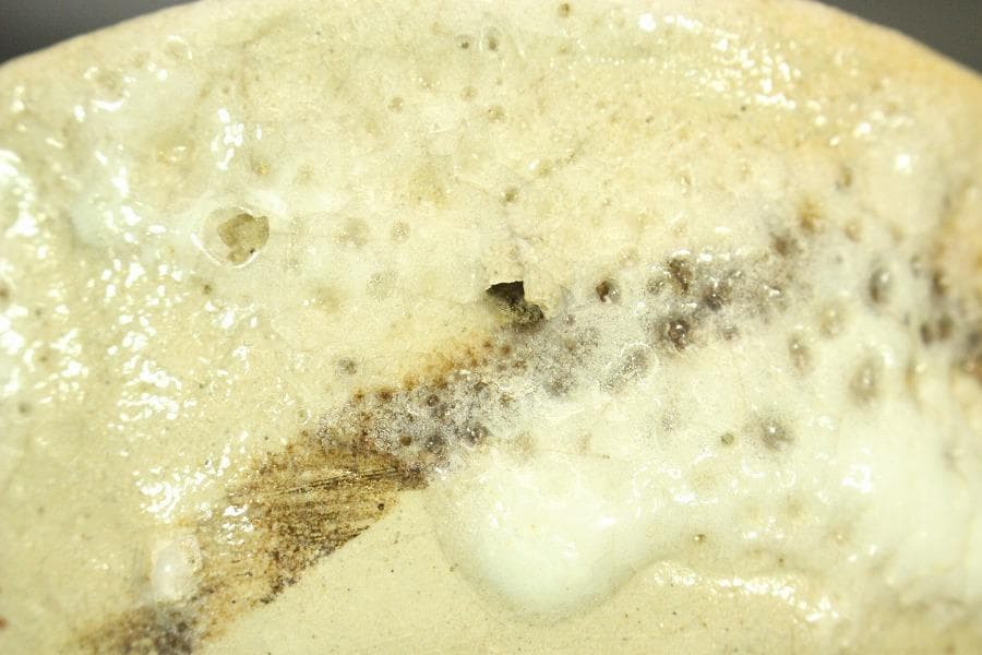 茶道具 抹茶茶碗 泡装飾 在印 木箱入(メ1774)
