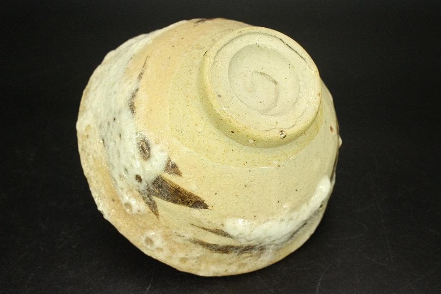 茶道具 抹茶茶碗 泡装飾 在印 木箱入(メ1774)