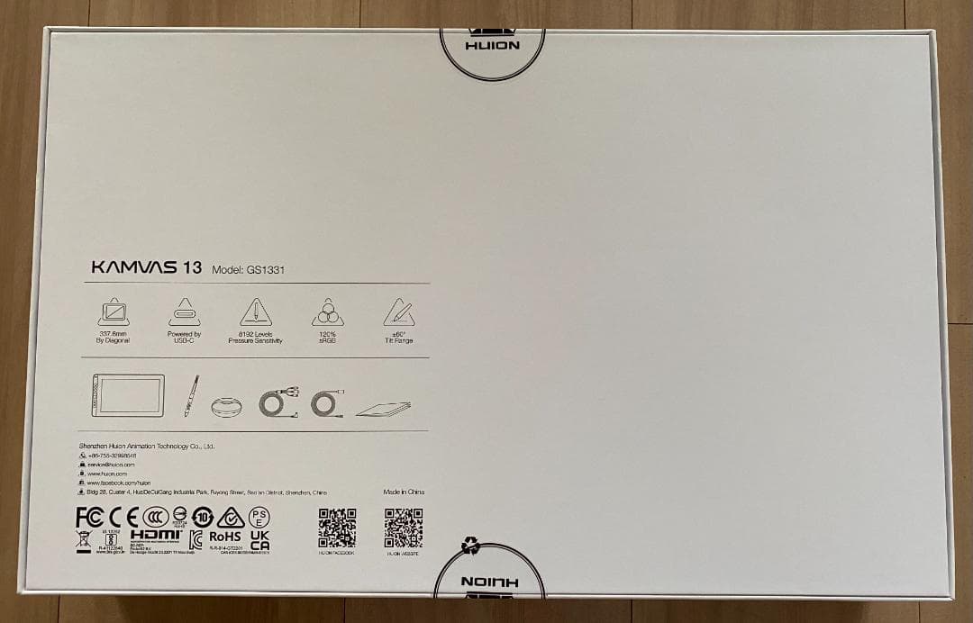 液タブ・ペンタブ HUION KAMVAS 13 Creative Pen Display