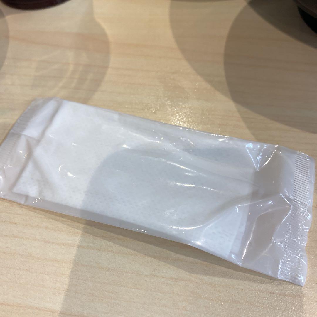 おしぼりです！