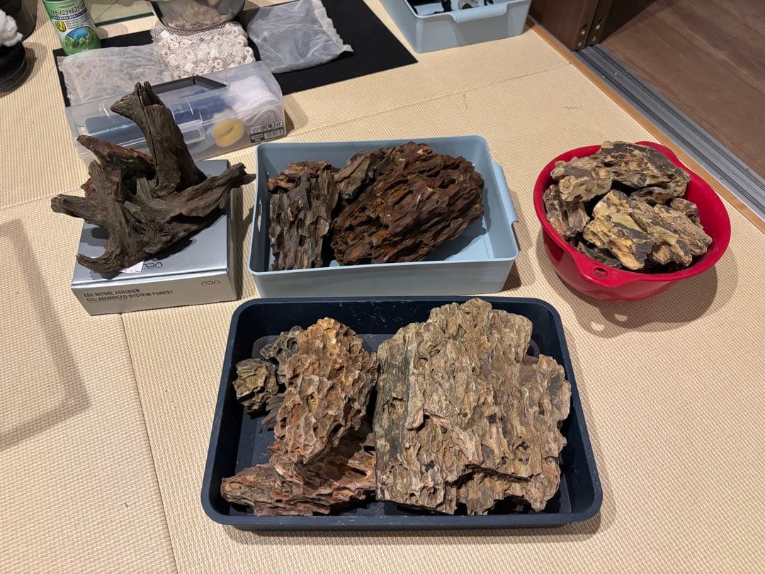 ガラス水槽とMEGA POWERフィルターセット