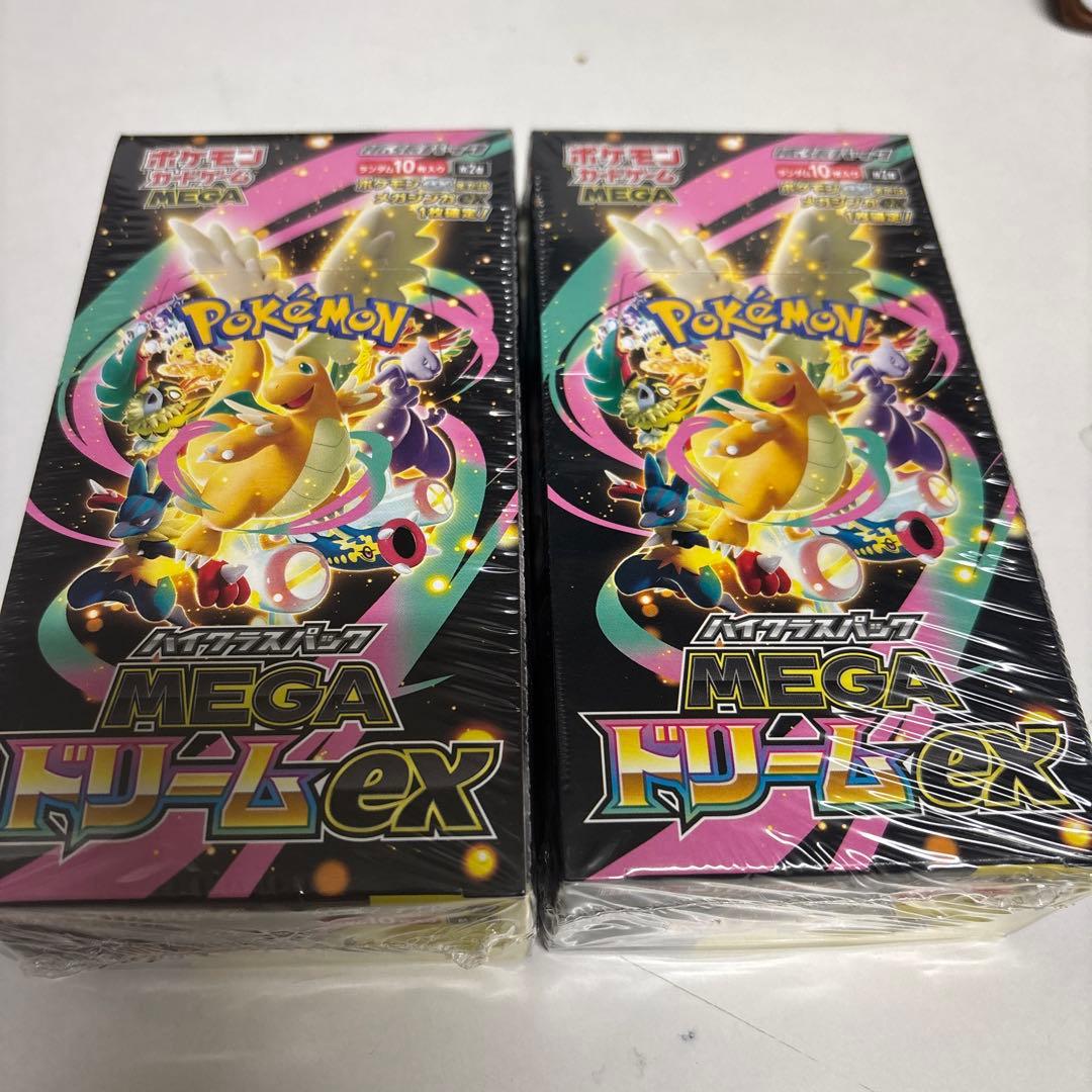 ポケモンカード MEGAドリームex 2box