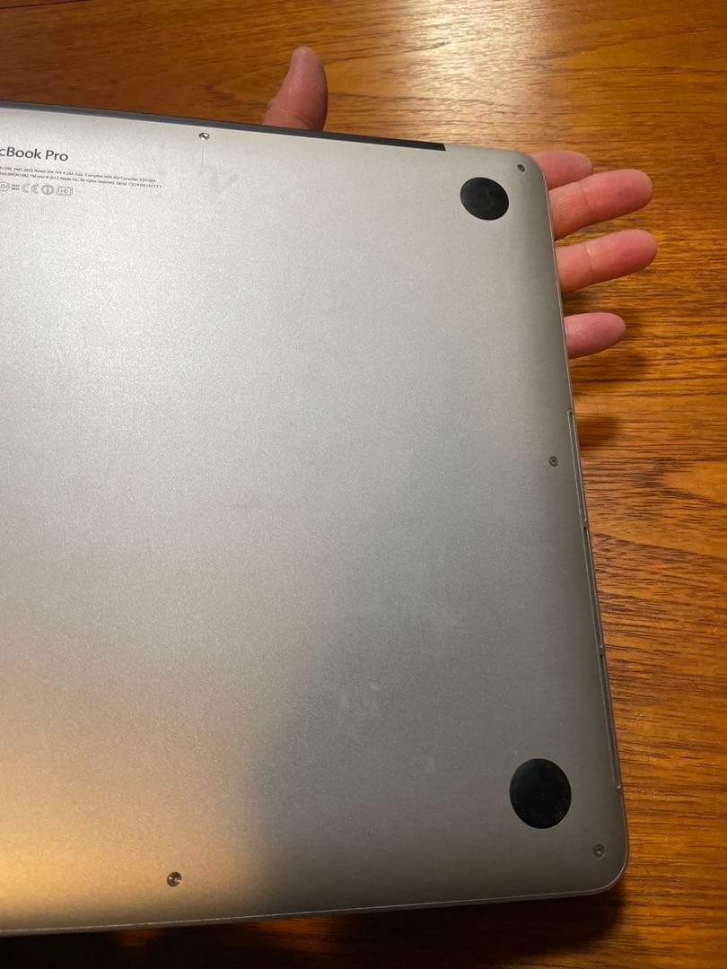 MacBook本体 MacBook Pro Retina 15inc A1398 Early2013