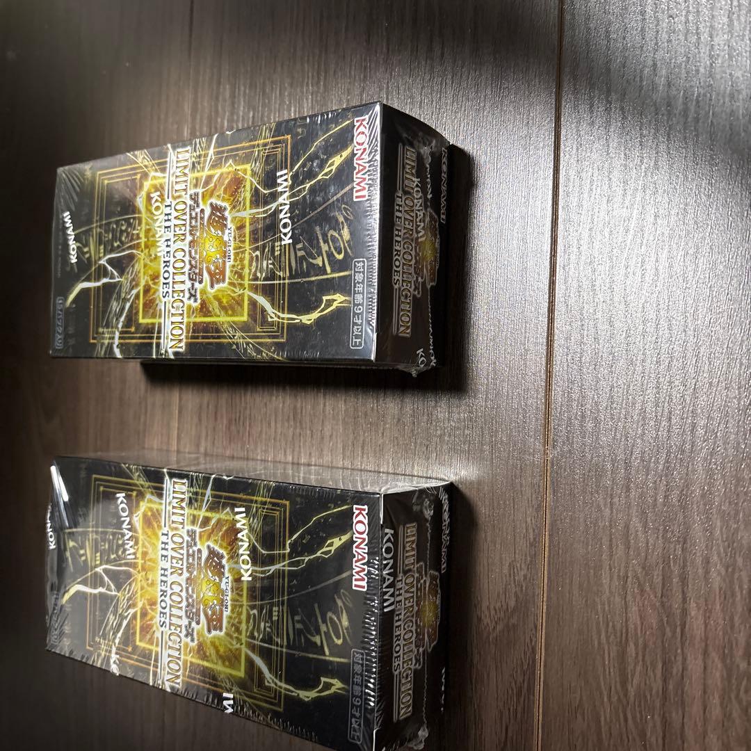 遊戯王 リミットオーバーコレクション ザ・ヒーローズ シュリンク無し 2box