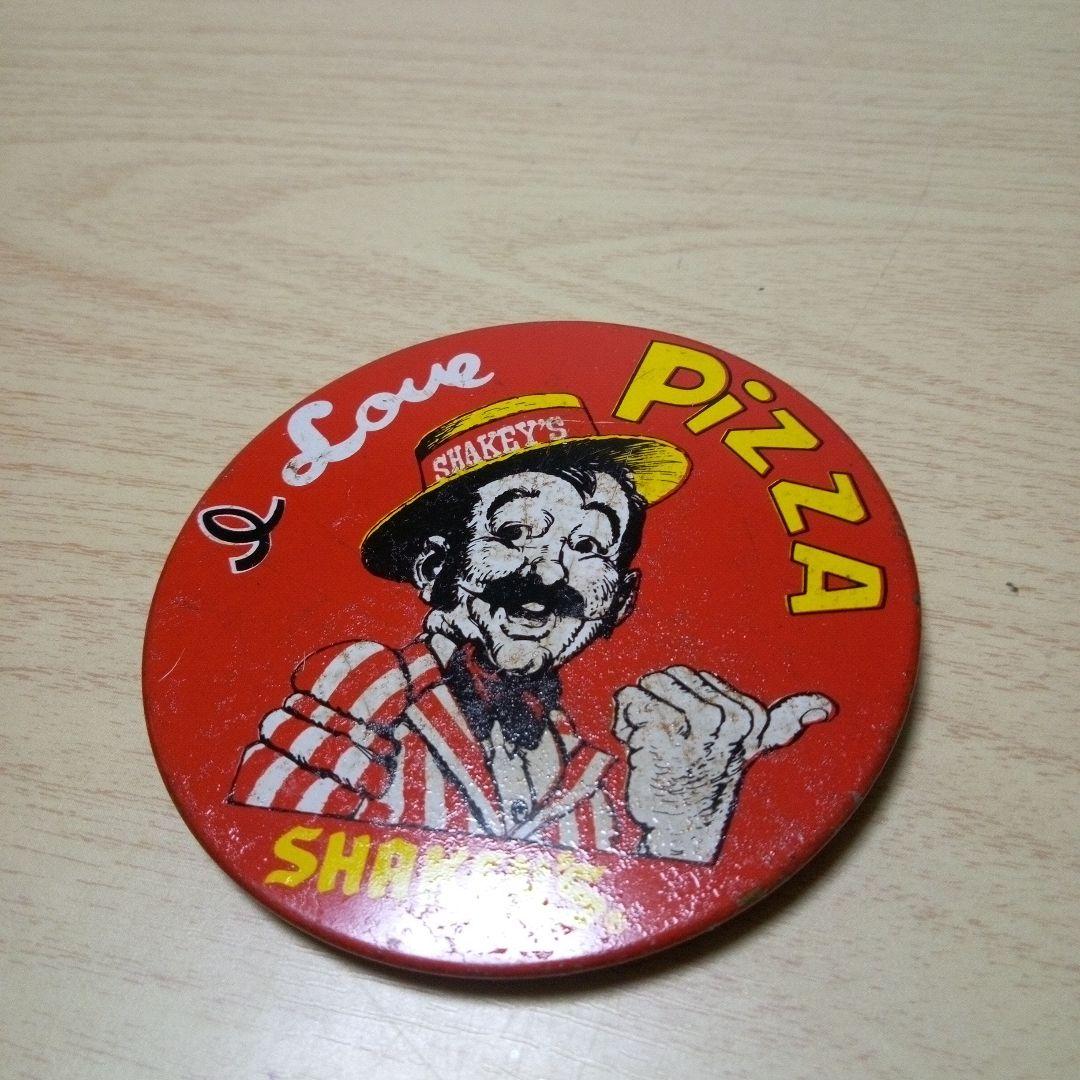 缶バッヂ　　シェイキーズ　PIZZA　　絶版　希少‼️