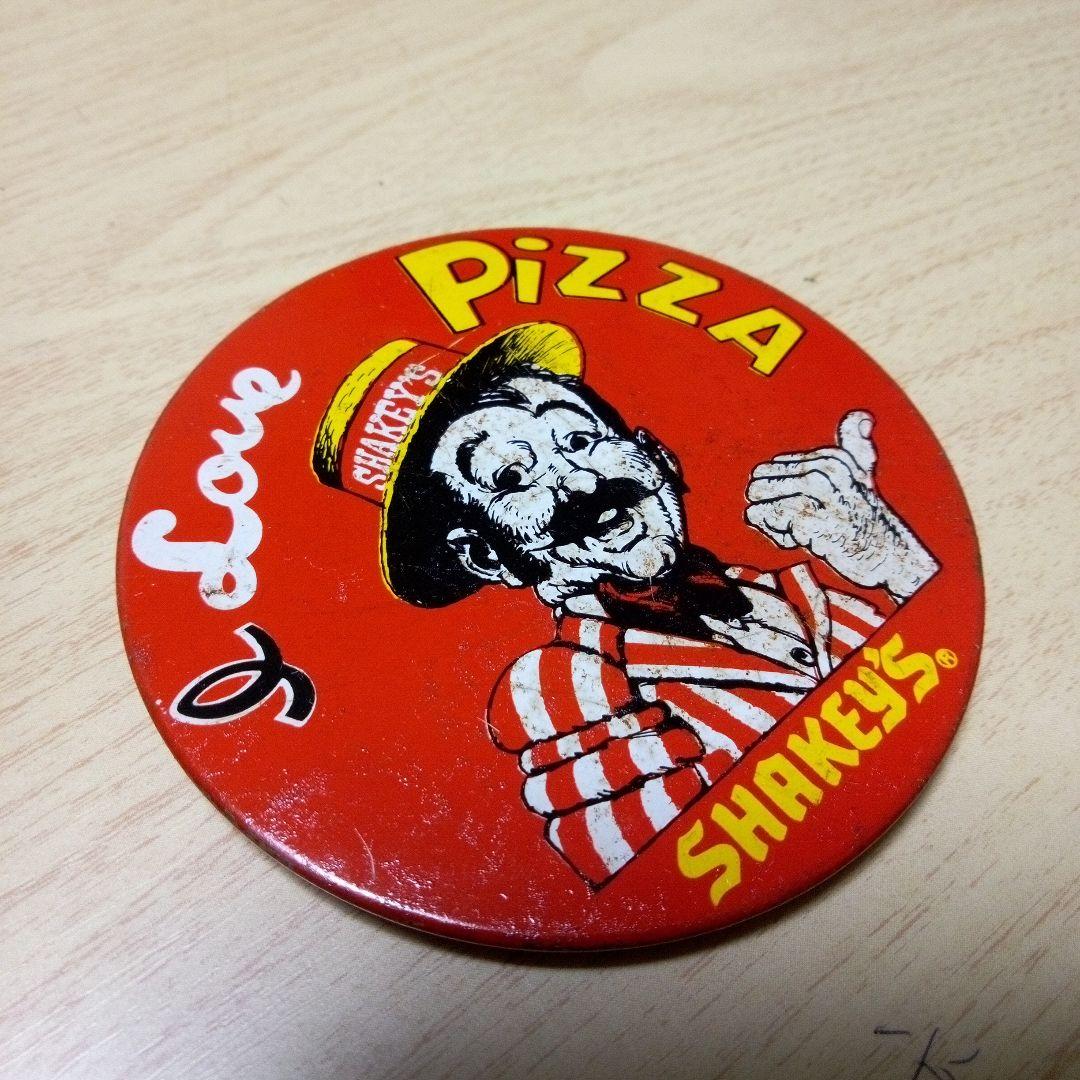 缶バッヂ　　シェイキーズ　PIZZA　　絶版　希少‼️