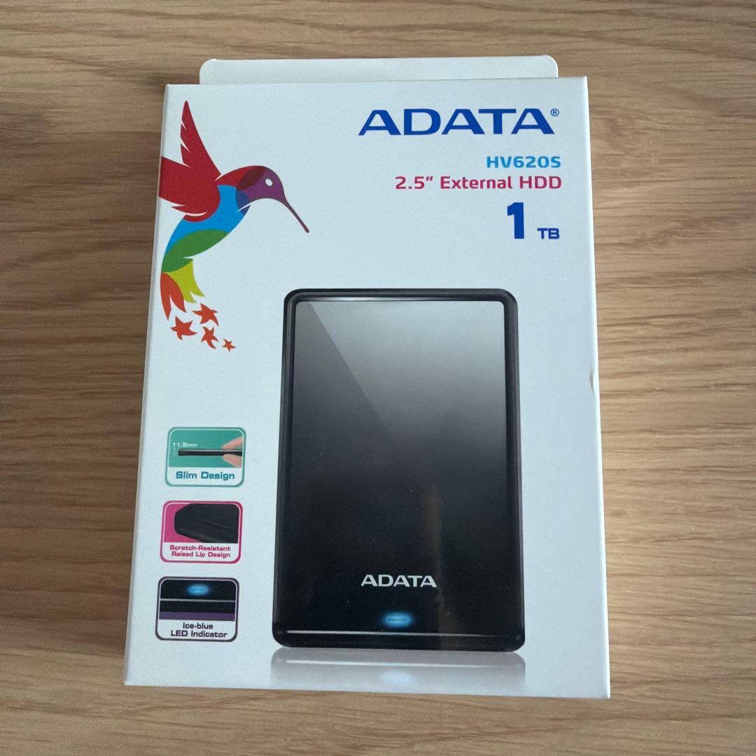ADATA ポータブルＨＤＤ 1TB