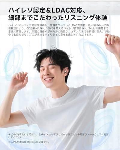 【VGP 2025 SUMMER 金賞】EarFun Clip イヤーカフ イb