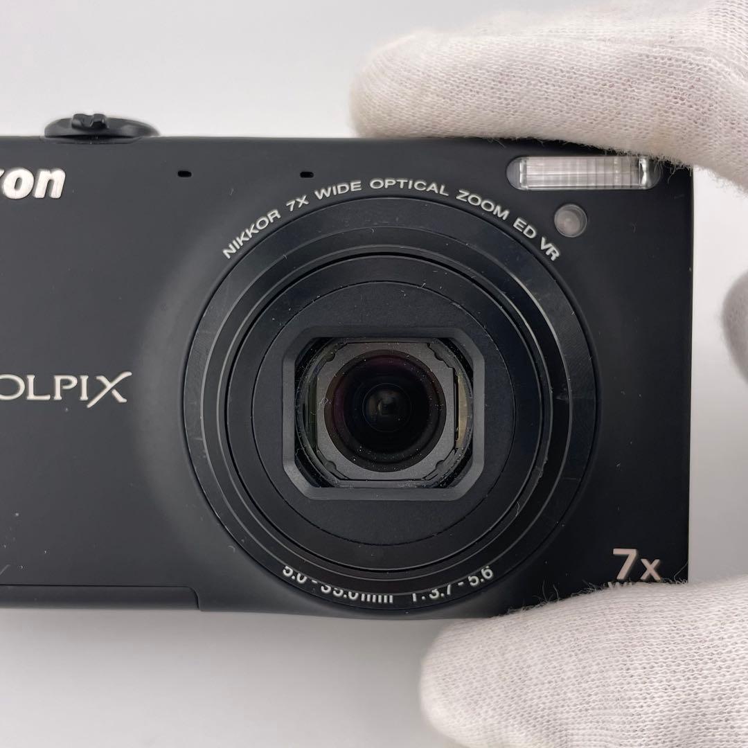 実写美⭕️【動作確認済】Nikon COOLPIX S6100 ブラック