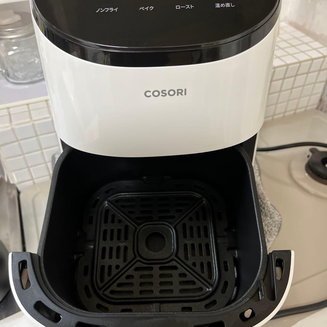 COSORI ノンフライヤー 2l レシピブック付き　1人暮らし　使用２回