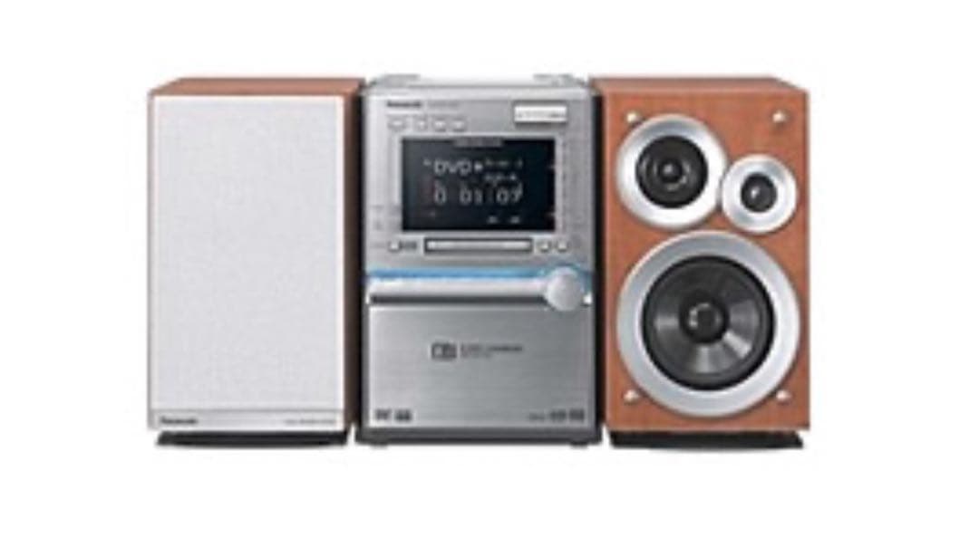 Panasonic DVD内蔵CD/SD/MDカセット付　SC-PM910DVD