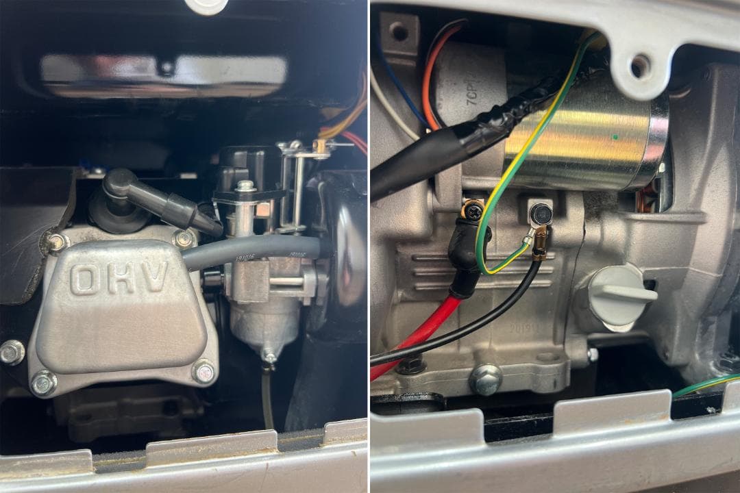 【動作良好】SHINDAIWA新ダイワ インバーター発電機 iEG2800M 4
